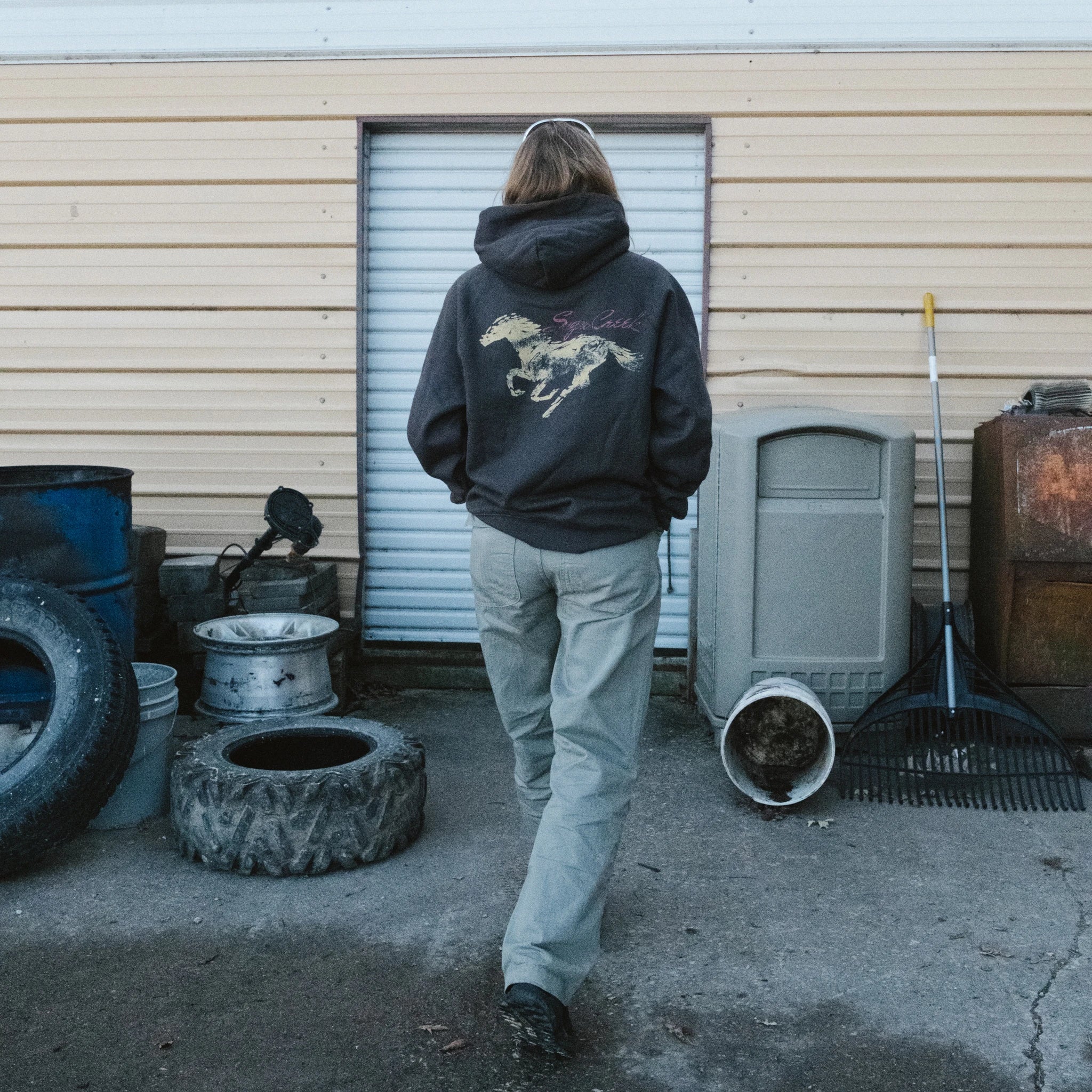 Wild Horses Hoodie (Storm Grey)