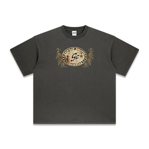 Belt Buckle T-Shirt (Vintage Grey)