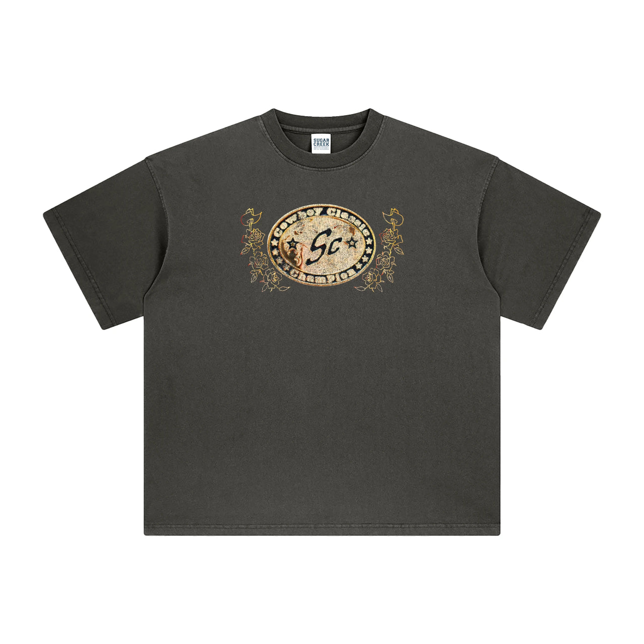 Belt Buckle T-Shirt (Vintage Grey)
